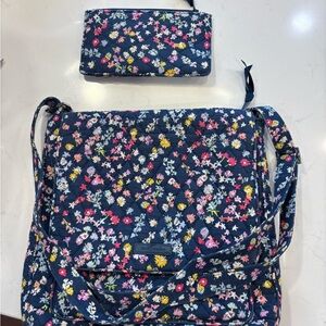 Floral Quilted Women's Bag Set